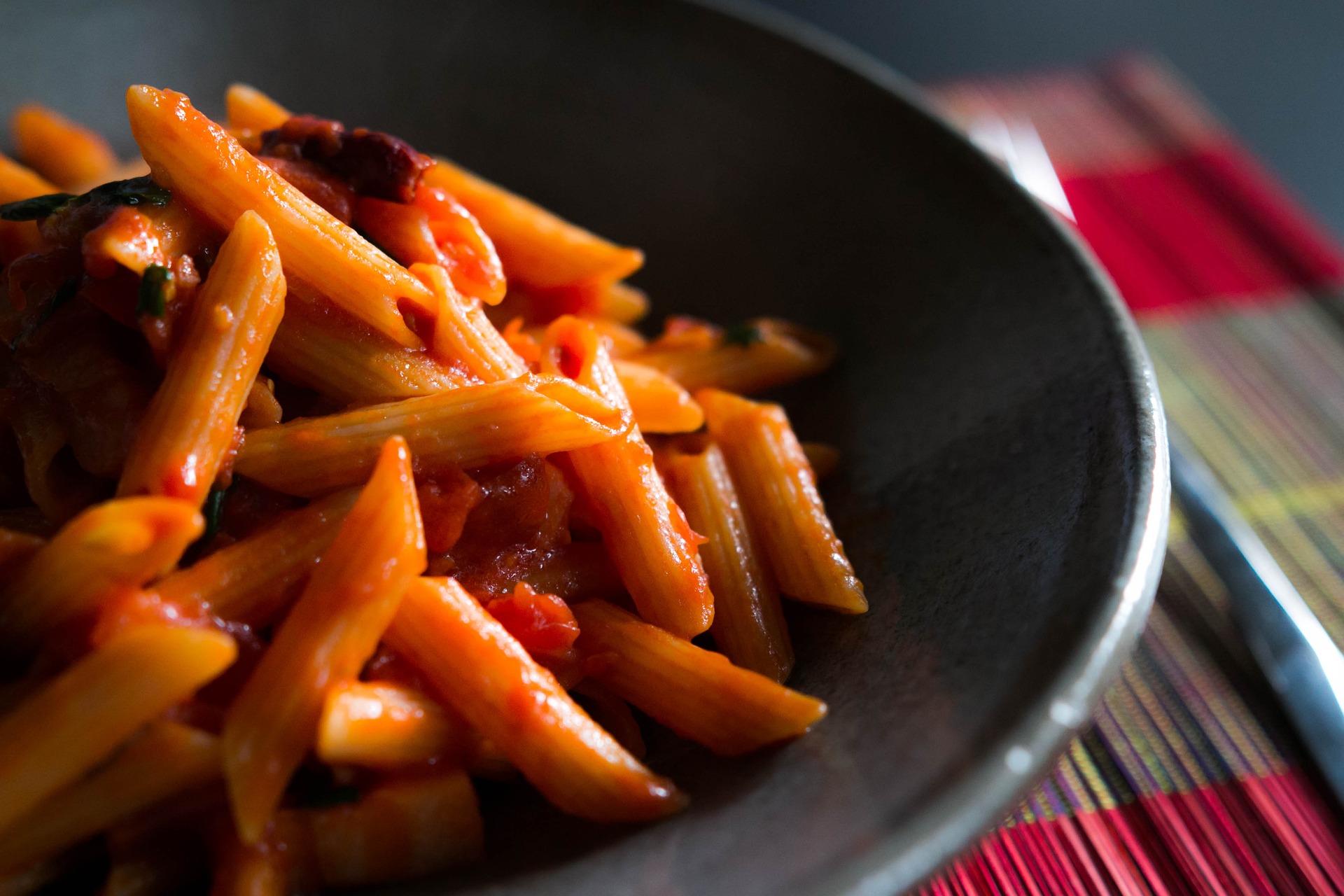 Red sauce pasta 